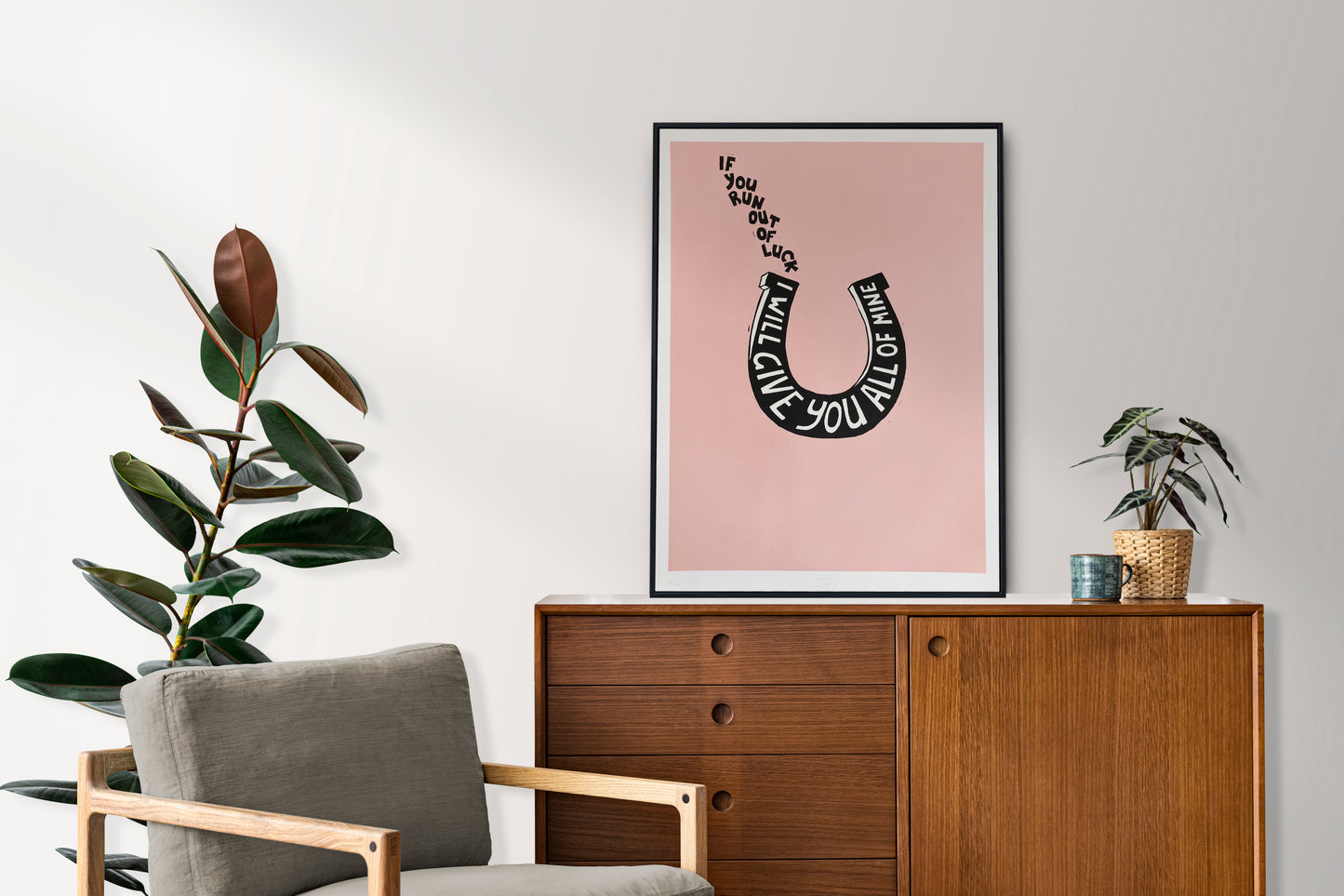 LIMITED EDITION 'Luck' Large Signed Screen Print