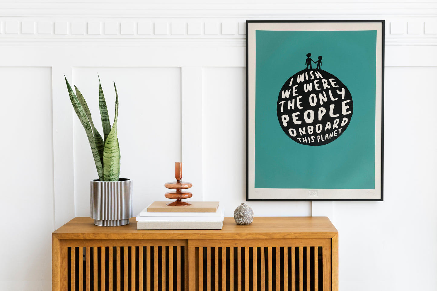 LIMITED EDITION 'Planet' - Large Signed Screen Print