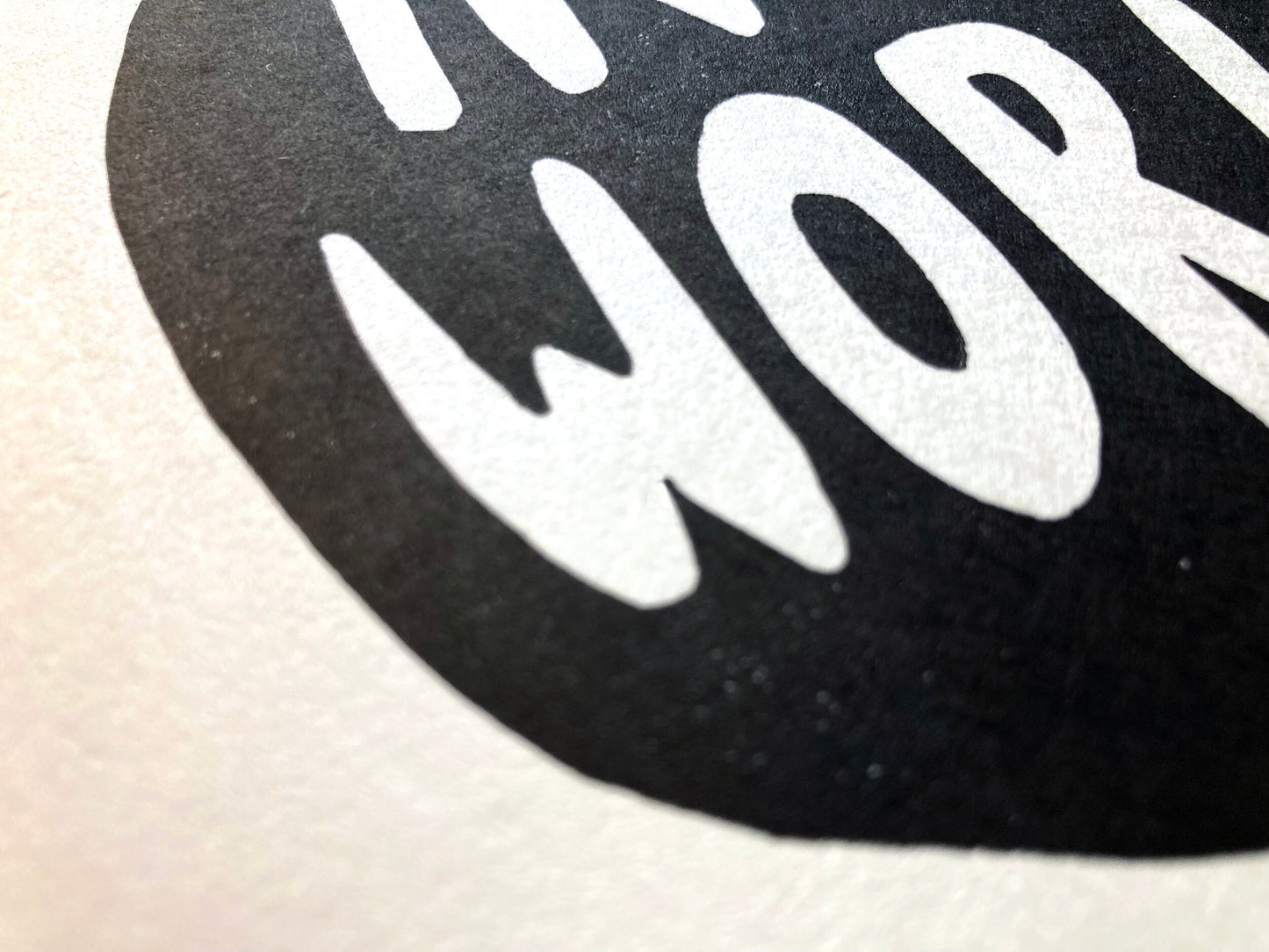 LIMITED EDITION LINOPRINT Big Deal - Signed and numbered