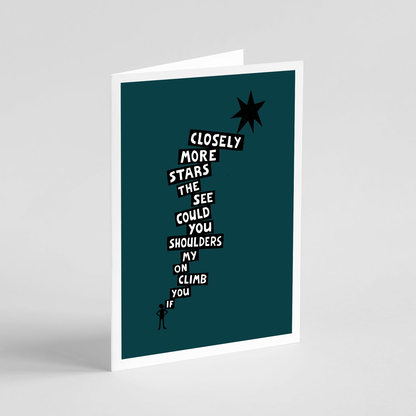 If You Climb On My Shoulders - Card