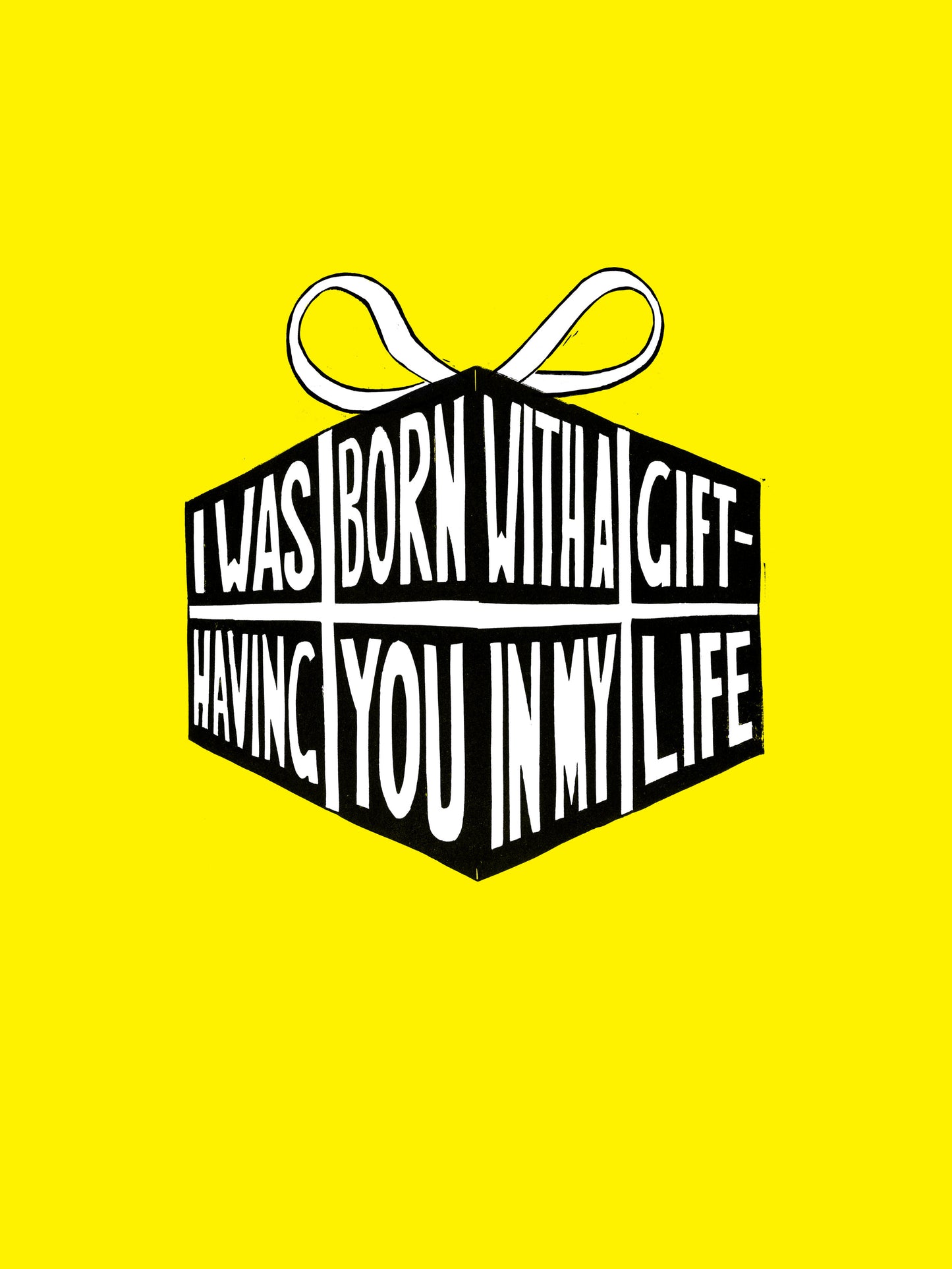 NEW! I Was Born With A Gift - Print